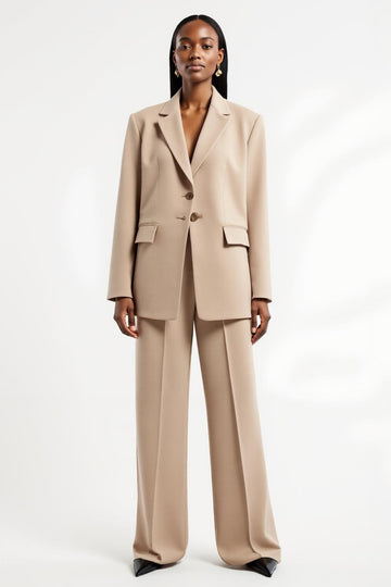 Apricot Notched Lapel 2-piece Women Suits